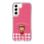 スリムプロテクションケース［ ちびまる子ちゃん - ピンクチェック ］