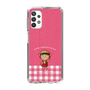 スリムプロテクションケース［ ちびまる子ちゃん - ピンクチェック ］