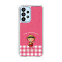 スリムプロテクションケース［ ちびまる子ちゃん - ピンクチェック ］