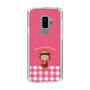 スリムプロテクションケース［ ちびまる子ちゃん - ピンクチェック ］