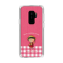 スリムプロテクションケース［ ちびまる子ちゃん - ピンクチェック ］