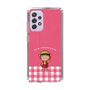 スリムプロテクションケース［ ちびまる子ちゃん - ピンクチェック ］