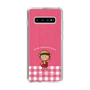スリムプロテクションケース［ ちびまる子ちゃん - ピンクチェック ］