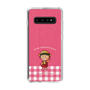 スリムプロテクションケース［ ちびまる子ちゃん - ピンクチェック ］