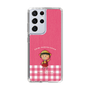 スリムプロテクションケース［ ちびまる子ちゃん - ピンクチェック ］