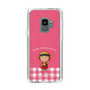 スリムプロテクションケース［ ちびまる子ちゃん - ピンクチェック ］