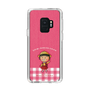 スリムプロテクションケース［ ちびまる子ちゃん - ピンクチェック ］