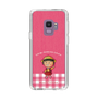 スリムプロテクションケース［ ちびまる子ちゃん - ピンクチェック ］