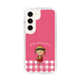 スリムプロテクションケース［ ちびまる子ちゃん - ピンクチェック ］