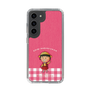 スリムプロテクションケース［ ちびまる子ちゃん - ピンクチェック ］