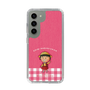 スリムプロテクションケース［ ちびまる子ちゃん - ピンクチェック ］
