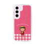 スリムプロテクションケース［ ちびまる子ちゃん - ピンクチェック ］