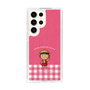 スリムプロテクションケース［ ちびまる子ちゃん - ピンクチェック ］