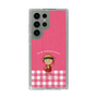 スリムプロテクションケース［ ちびまる子ちゃん - ピンクチェック ］