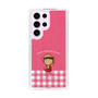 スリムプロテクションケース［ ちびまる子ちゃん - ピンクチェック ］