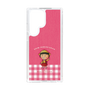 スリムプロテクションケース［ ちびまる子ちゃん - ピンクチェック ］