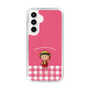 スリムプロテクションケース［ ちびまる子ちゃん - ピンクチェック ］