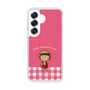 スリムプロテクションケース［ ちびまる子ちゃん - ピンクチェック ］