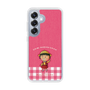 スリムプロテクションケース［ ちびまる子ちゃん - ピンクチェック ］