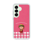 スリムプロテクションケース［ ちびまる子ちゃん - ピンクチェック ］