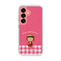 スリムプロテクションケース［ ちびまる子ちゃん - ピンクチェック ］