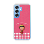 スリムプロテクションケース［ ちびまる子ちゃん - ピンクチェック ］