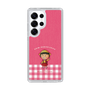 スリムプロテクションケース［ ちびまる子ちゃん - ピンクチェック ］
