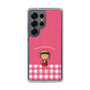 スリムプロテクションケース［ ちびまる子ちゃん - ピンクチェック ］