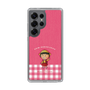 スリムプロテクションケース［ ちびまる子ちゃん - ピンクチェック ］