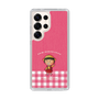 スリムプロテクションケース［ ちびまる子ちゃん - ピンクチェック ］