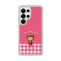スリムプロテクションケース［ ちびまる子ちゃん - ピンクチェック ］