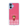 スリムプロテクションケース［ ちびまる子ちゃん - ピンクチェック ］