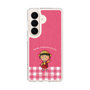 スリムプロテクションケース［ ちびまる子ちゃん - ピンクチェック ］