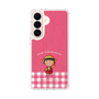 スリムプロテクションケース［ ちびまる子ちゃん - ピンクチェック ］
