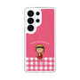 スリムプロテクションケース［ ちびまる子ちゃん - ピンクチェック ］