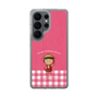 スリムプロテクションケース［ ちびまる子ちゃん - ピンクチェック ］