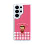 スリムプロテクションケース［ ちびまる子ちゃん - ピンクチェック ］