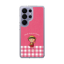 スリムプロテクションケース［ ちびまる子ちゃん - ピンクチェック ］