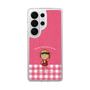 スリムプロテクションケース［ ちびまる子ちゃん - ピンクチェック ］