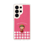 スリムプロテクションケース［ ちびまる子ちゃん - ピンクチェック ］