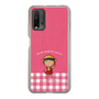 スリムプロテクションケース［ ちびまる子ちゃん - ピンクチェック ］