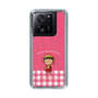 スリムプロテクションケース［ ちびまる子ちゃん - ピンクチェック ］