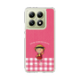 スリムプロテクションケース［ ちびまる子ちゃん - ピンクチェック ］