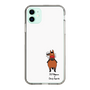 スリムプロテクションケース［ おがわじゅり×デイリー×caseplay - 鹿毛 - ホワイト ］