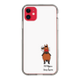 スリムプロテクションケース［ おがわじゅり×デイリー×caseplay - 鹿毛 - ホワイト ］