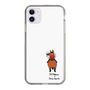 スリムプロテクションケース［ おがわじゅり×デイリー×caseplay - 鹿毛 - ホワイト ］