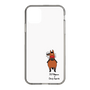 スリムプロテクションケース［ おがわじゅり×デイリー×caseplay - 鹿毛 - ホワイト ］