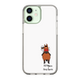 スリムプロテクションケース［ おがわじゅり×デイリー×caseplay - 鹿毛 - ホワイト ］