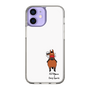 スリムプロテクションケース［ おがわじゅり×デイリー×caseplay - 鹿毛 - ホワイト ］