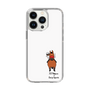 スリムプロテクションケース［ おがわじゅり×デイリー×caseplay - 鹿毛 - ホワイト ］
